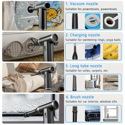 Mini Cordless Air Duster & Vacuum